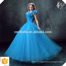Alibaba en ligne Cinderella Royal Blue Robes de soirée à motif spécial